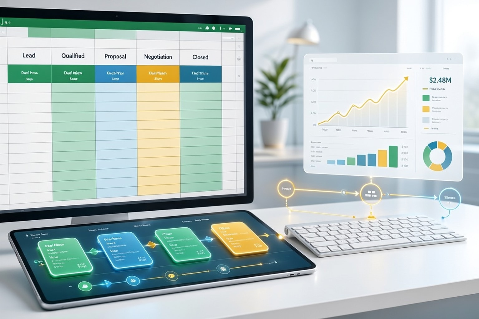 Cover image for: Build a High-Converting Sales Pipeline Tracker in Excel: 7 Steps