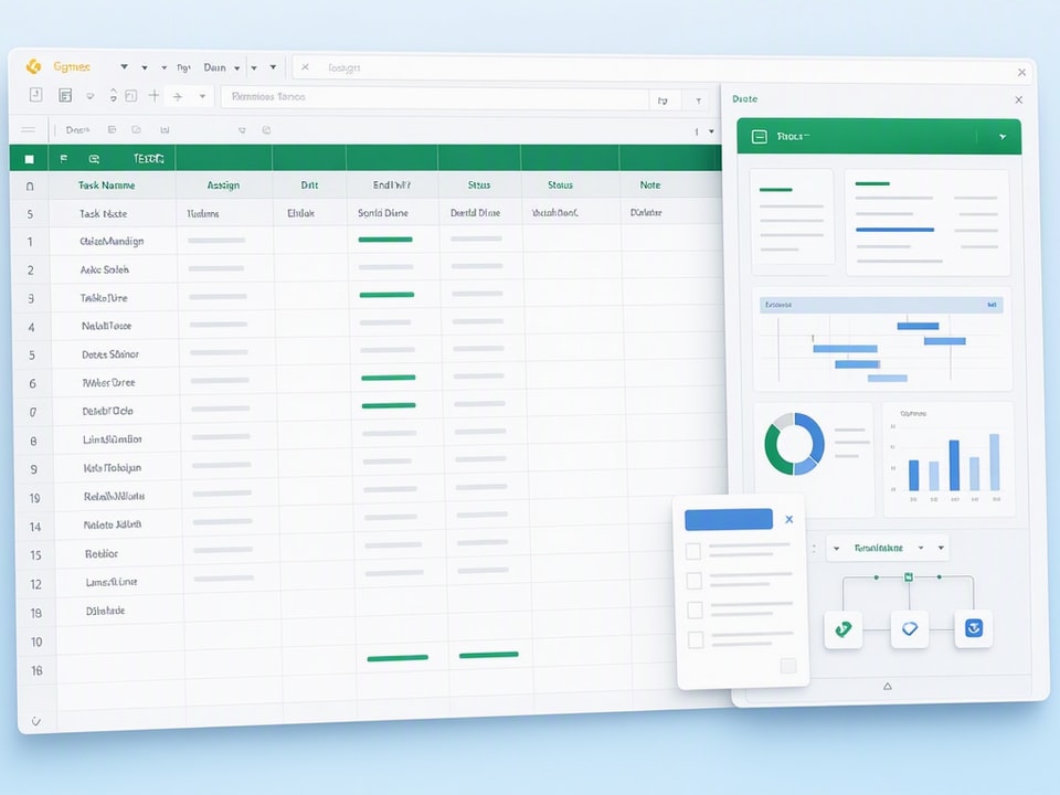A well-structured task list forms the foundation of any effective project template.