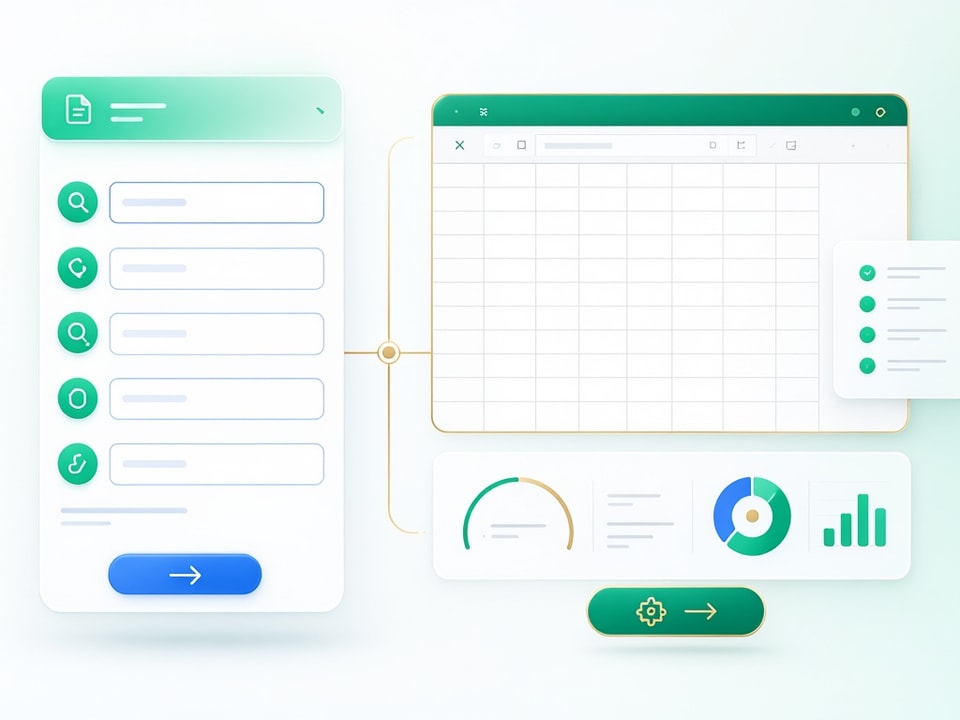 Design a Google Form to capture essential client data directly into your Google Sheet.