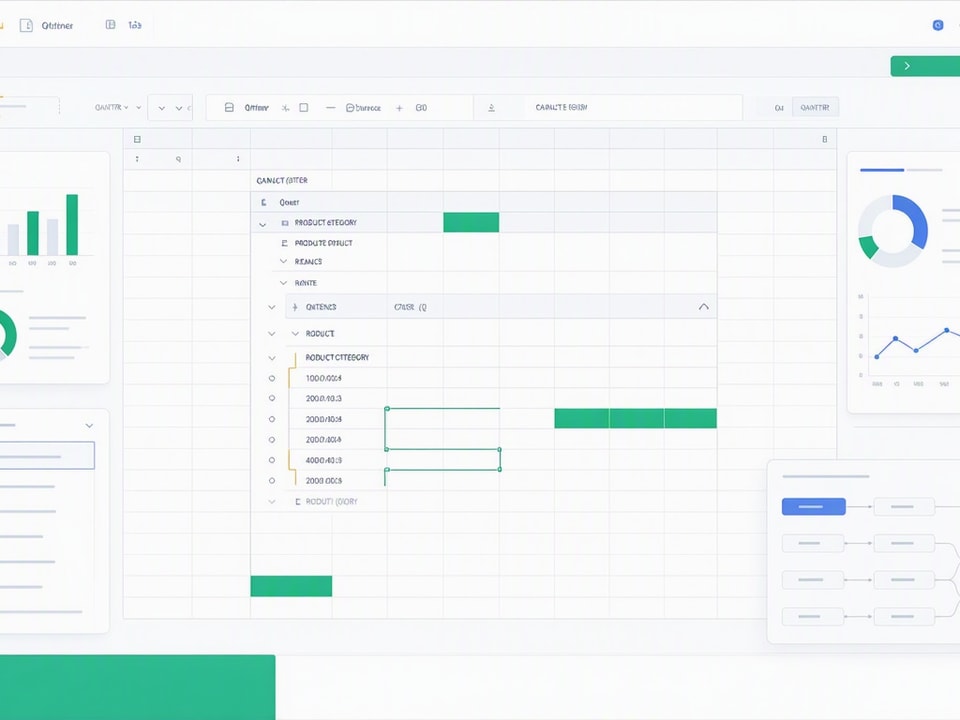 Excel pivot tables handle complex nested calculations without performance lag