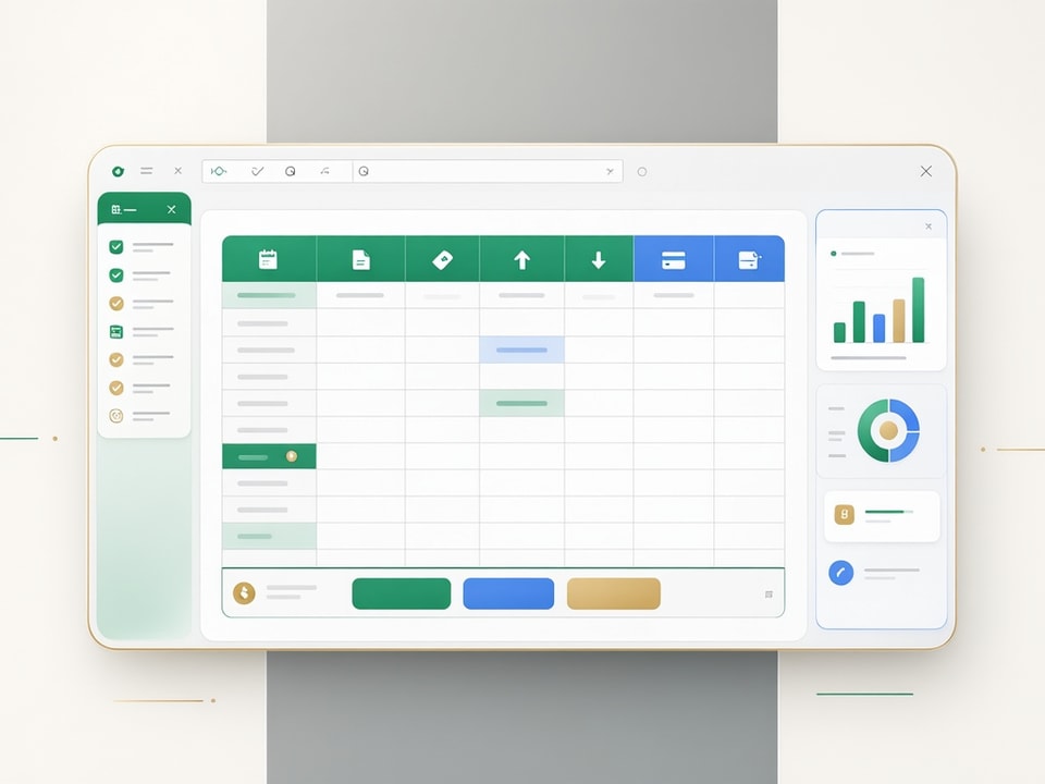 Organize your transaction data with clear columns for easy filtering and analysis.
