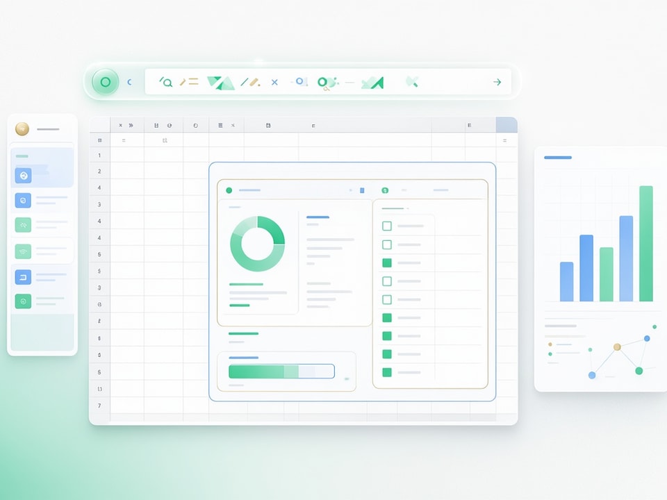 Automate habit completion percentages with simple Google Sheets formulas.
